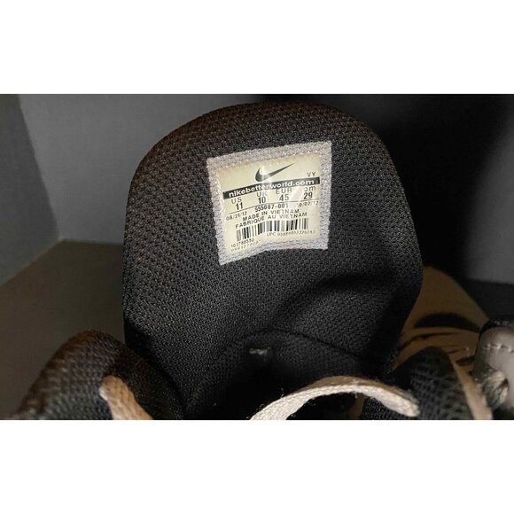 Nike Air Ultra Force Men's Sneaker 2013 Grey Black Yellow 555087-001 Mens 11 - Picture 5 of 8